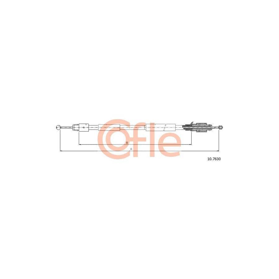 Cofle 10.7630 Hand Brake Cable