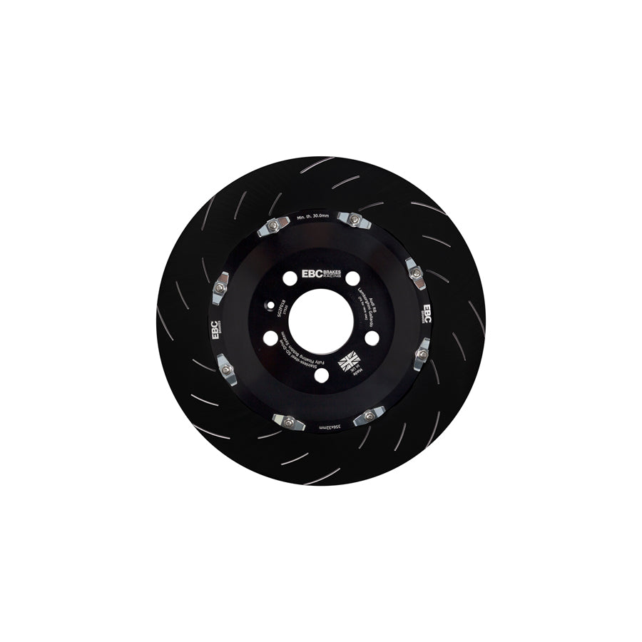 EBC SG2F018 Audi Lamborghini Racing 2 Piece Floating SG Grooved Discs Rear (Complete Assembly) - Brembo Caliper (Inc. R8 & Gallardo) 2 | ML Performance UK Car Parts