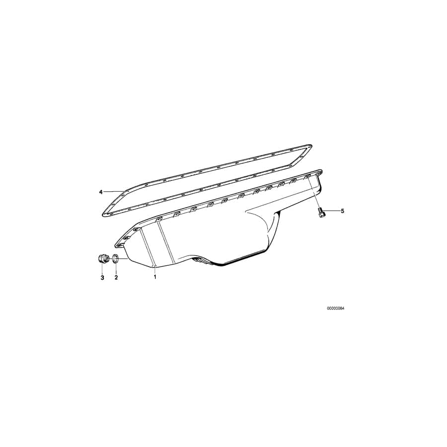 Genuine BMW 11131315085 E12 E28 E23 Gasket Asbestos Free (Inc. 2500, M6 & 628CSi) | ML Performance UK Car Parts