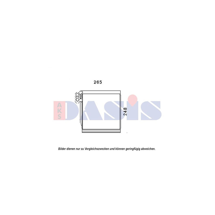 AKS Dasis 820363N Air Conditioning Evaporator For Kia Picanto II (Ta) | ML Performance UK