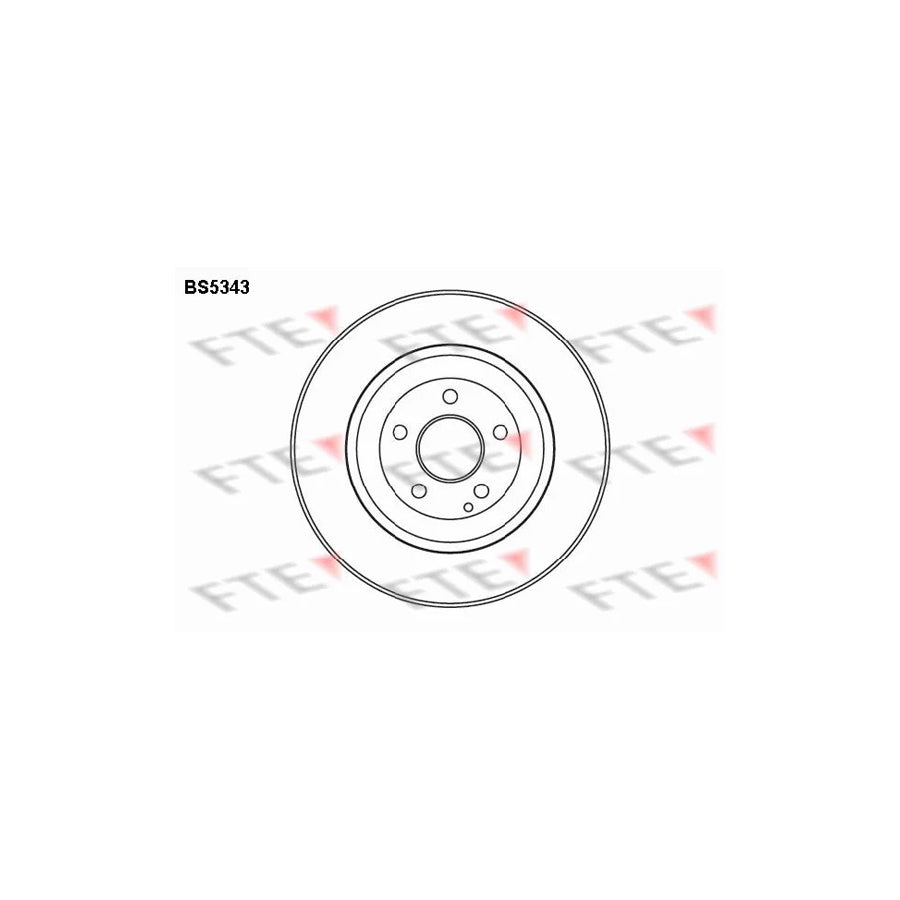 Fte BS5343 Brake Disc Suitable For Mercedes-Benz S-Class | ML Performance UK Car Parts