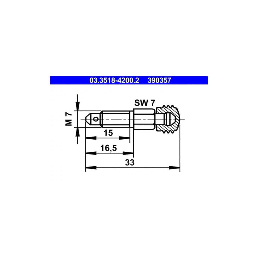 ATE 03.3518-4200.2 Breather Screw / Valve