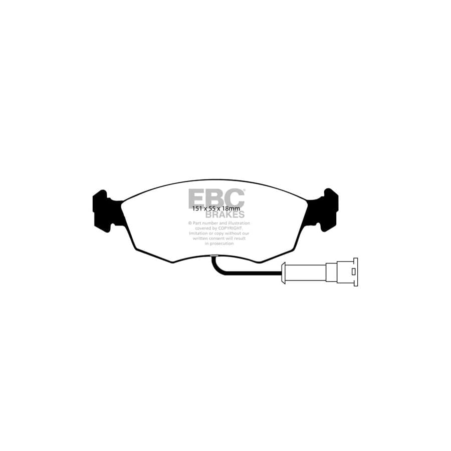 EBC PD40K760 Ford Granada Mk3 Ultimax Pad & Plain Disc Kit - Girling/TRW Caliper 2 | ML Performance UK Car Parts