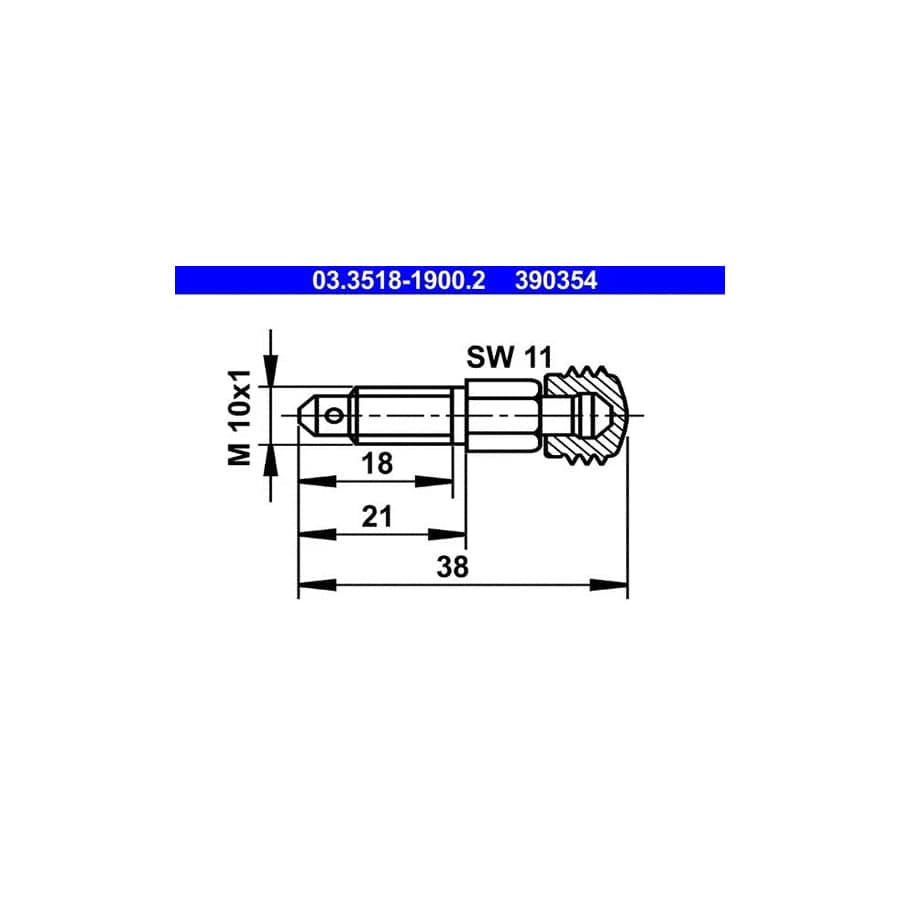 ATE 03.3518-1900.2 Breather Screw / Valve