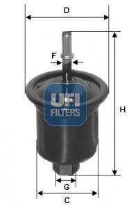 UFI 31.731.00 Fuel Filter For Mitsubishi Galant