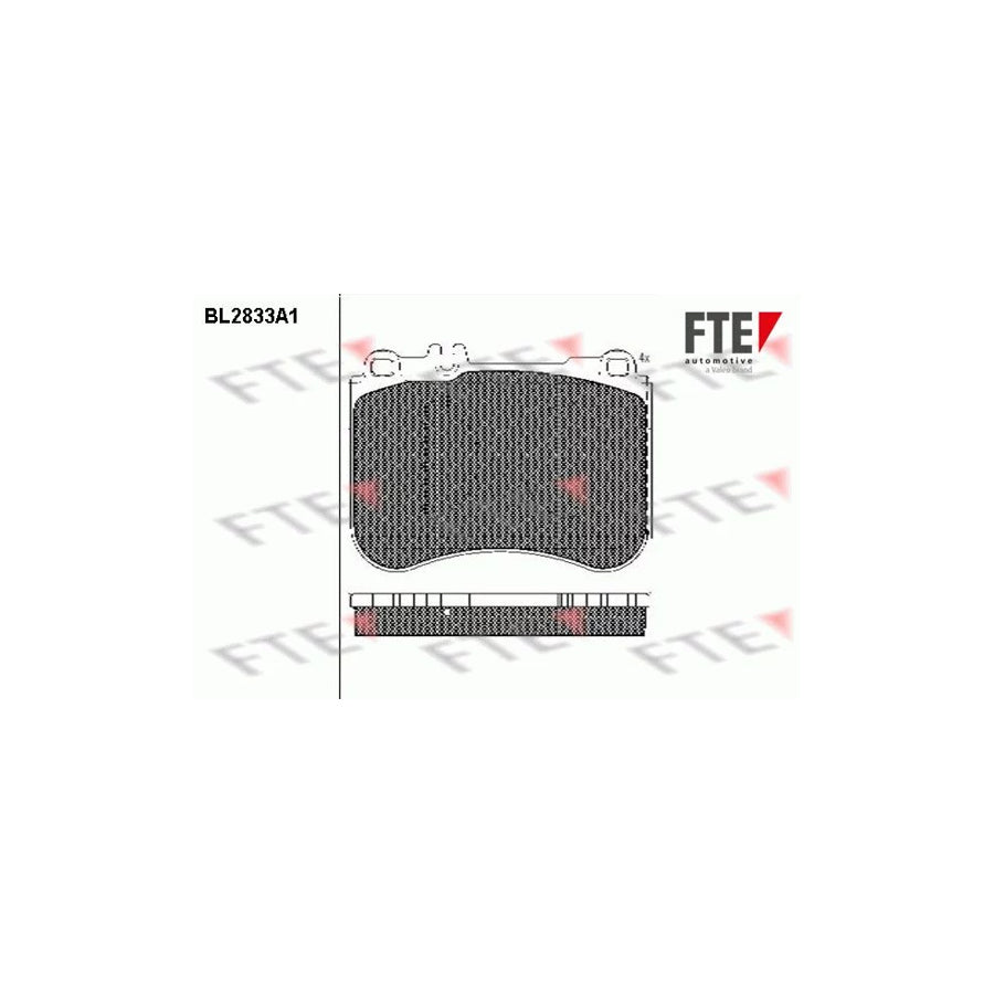 Fte BL2833A1 Brake Pad Set Suitable For Mercedes-Benz S-Class | ML Performance UK Car Parts