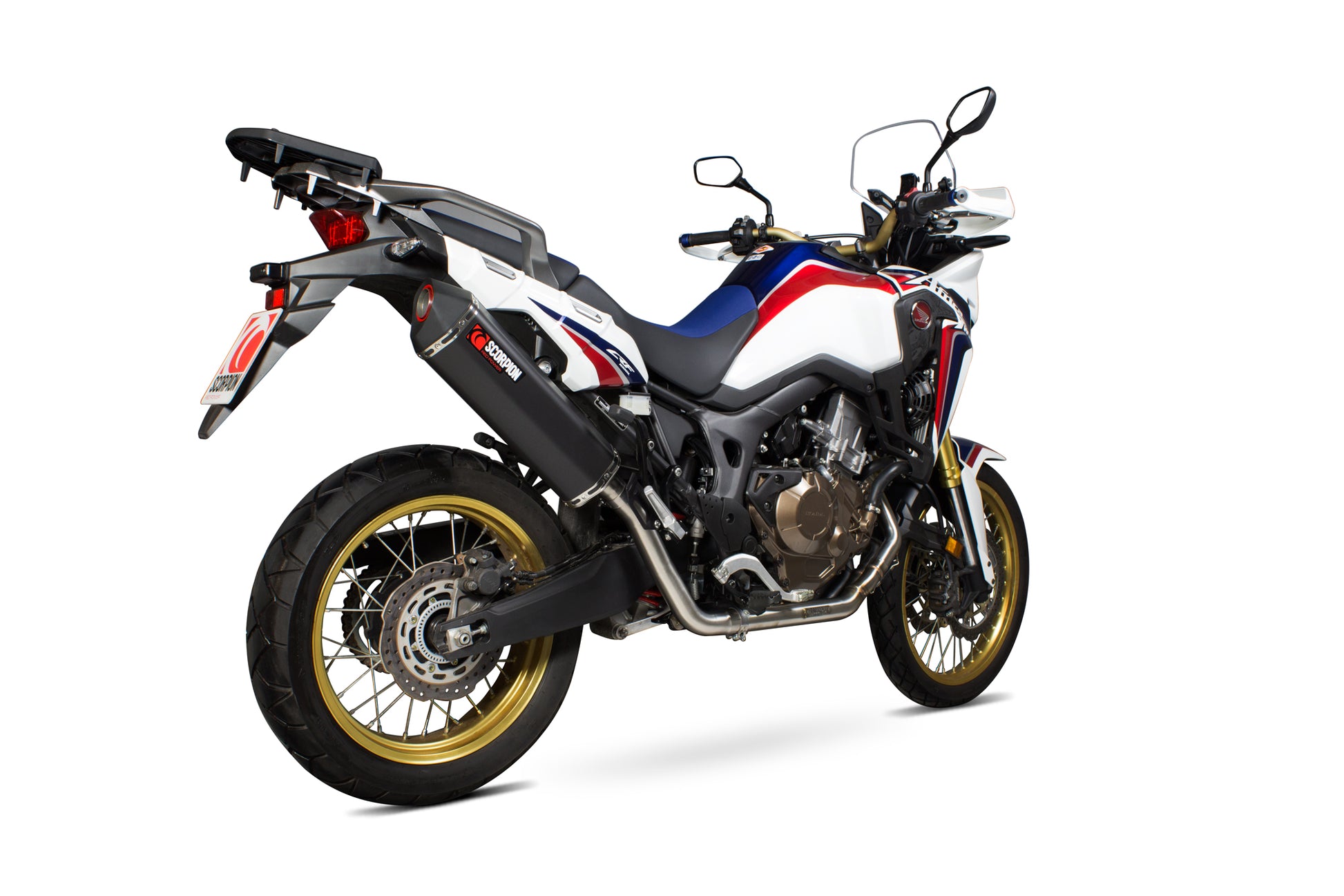 Scorpion RHA173SYSBCER Honda CRF1000 L Serket Parallel Full System - Black Ceramic Coated Sleeve | ML Performance UK UK