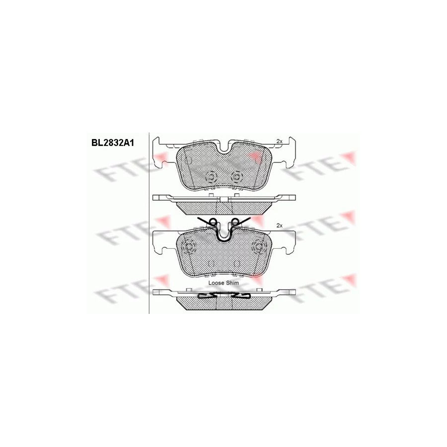 Fte BL2832A1 Brake Pad Set | ML Performance UK Car Parts