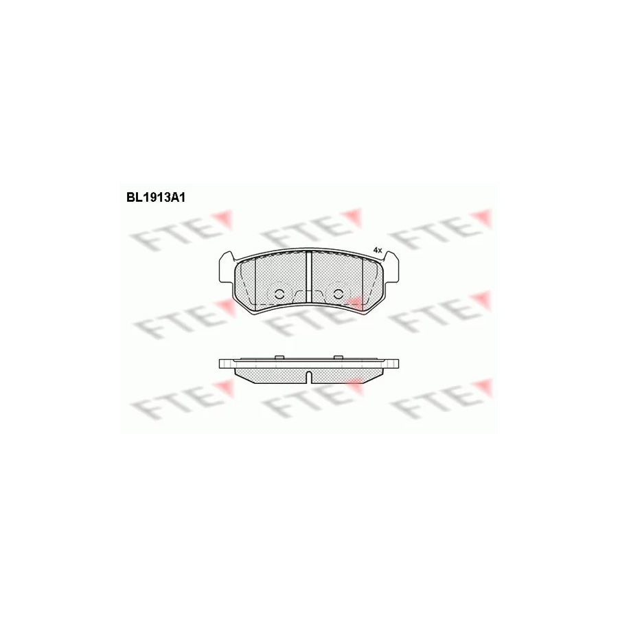 Fte BL1913A1 Brake Pad Set | ML Performance UK Car Parts