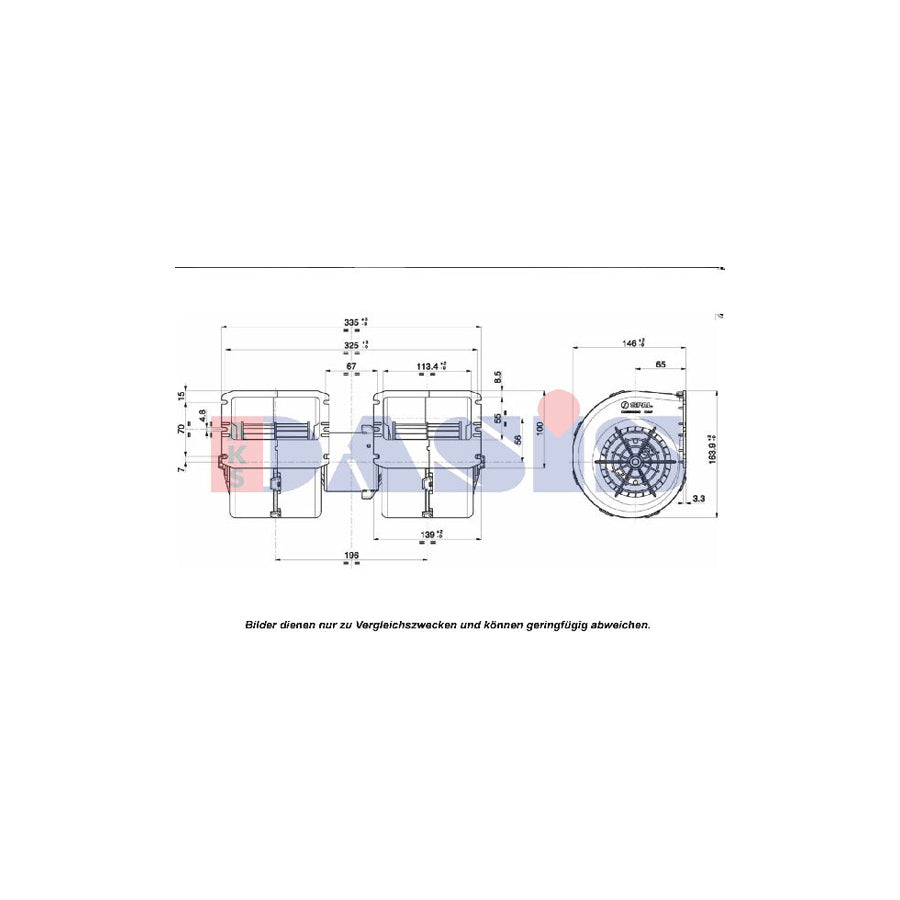 AKS Dasis 879053N Interior Blower | ML Performance UK