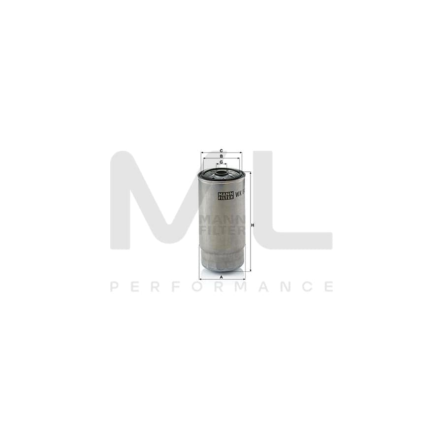 MANN-FILTER WK 845/7 Fuel filter for BMW 7 (E38) Spin-on Filter | ML Performance Car Parts