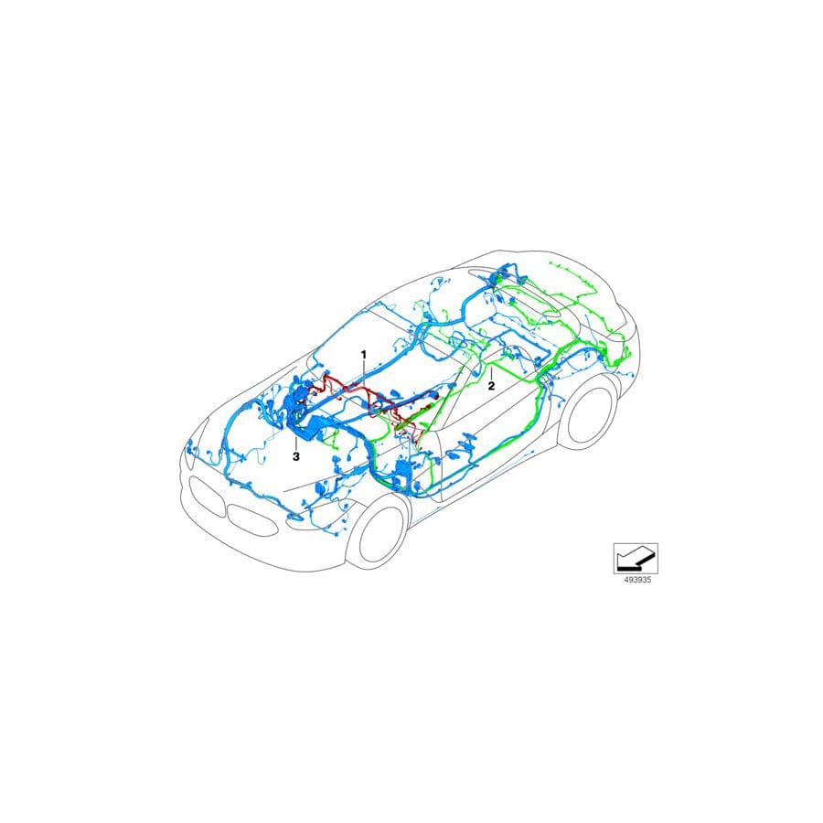 Genuine BMW 61112465492 G29 Audio Wiring Harness, Duplicate (Inc. Z4) | ML Performance UK Car Parts