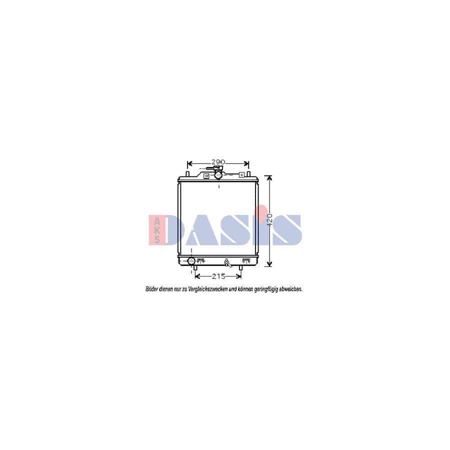 AKS Dasis 320024N Engine Radiator For Suzuki Carry Van (Fd) | ML Performance UK