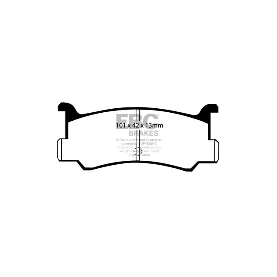 EBC PD11KR475 Mazda Greenstuff Rear Brake Pad & GD Disc Kit - Akebono Caliper (Inc. Mazda 323 & MX3) 2 | ML Performance UK Car Parts