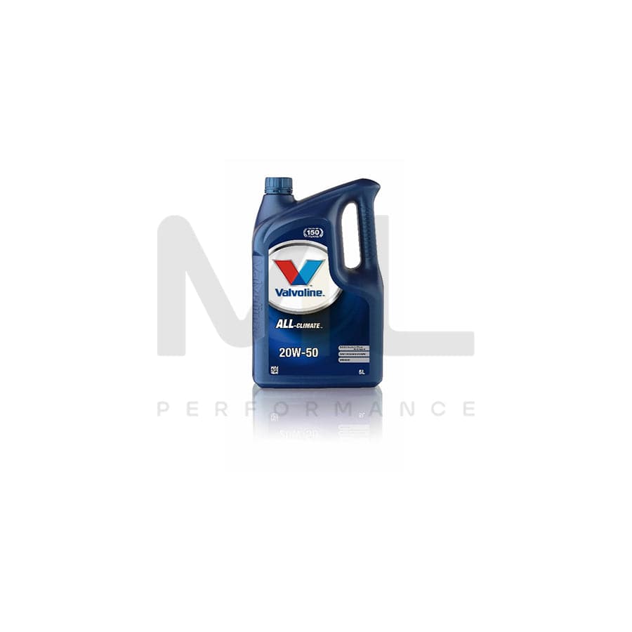 Valvoline All-Climate 20w-50 High Quality Engine Oil 5l | Engine Oil | ML Car Parts UK | ML Performance