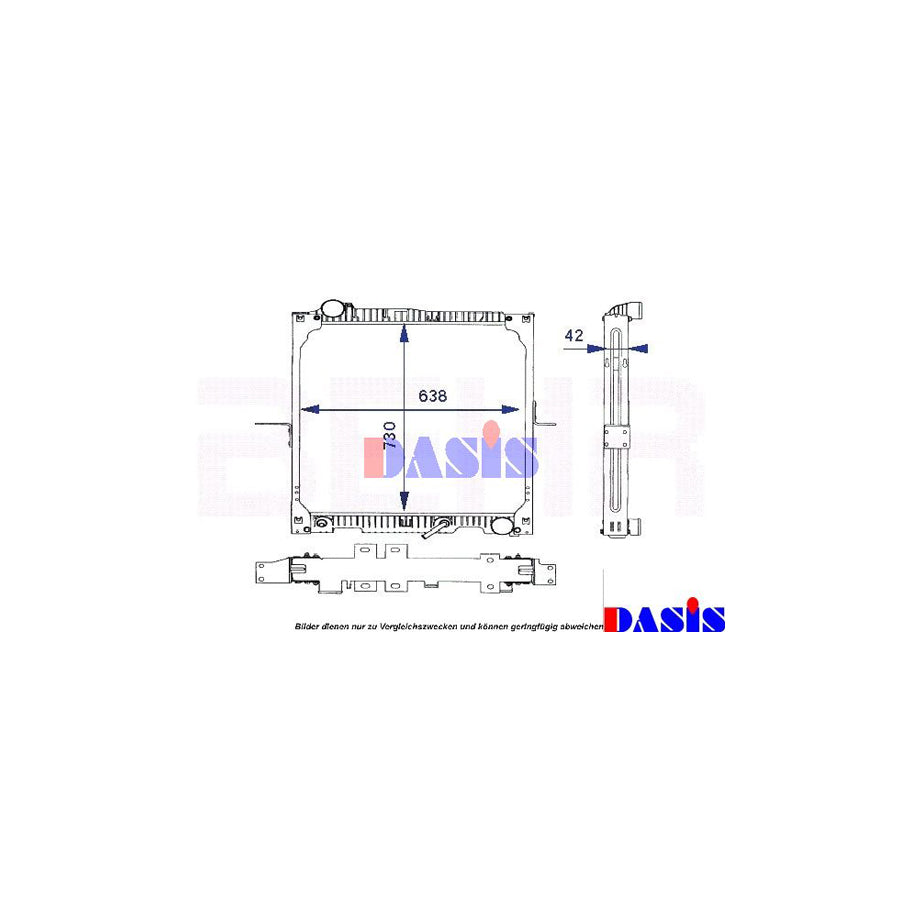 AKS Dasis 132370N Engine Radiator | ML Performance UK