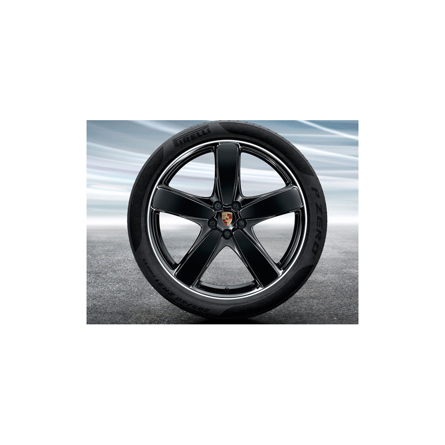 Genuine Porsche 21 Macan Sport Classic Alloy Wheels & Summer Tyres Original Porsche | ML Performance UK Car Parts