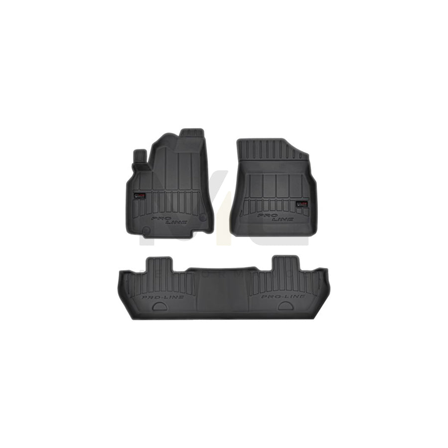 FROGUM 3D407251 Floor mat set Elastomer, Front and Rear, Quantity: 4, Black | ML Performance Car Parts