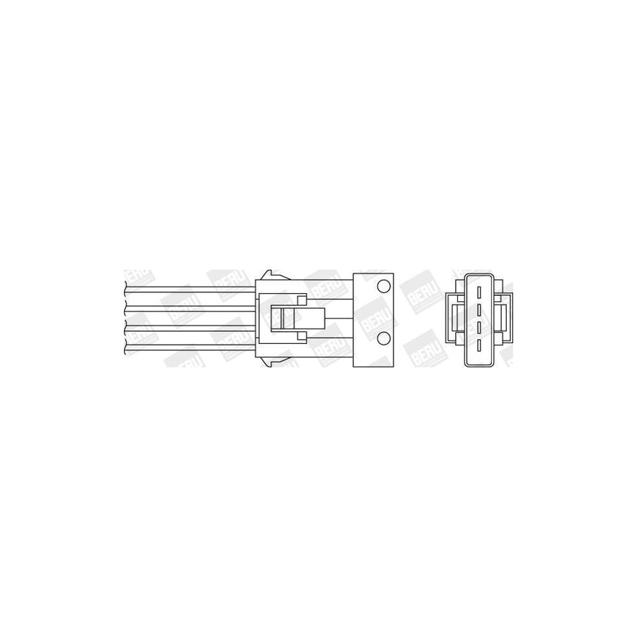 Beru OPH022 Lambda Sensor For Volvo S80 I (Ts, 184)