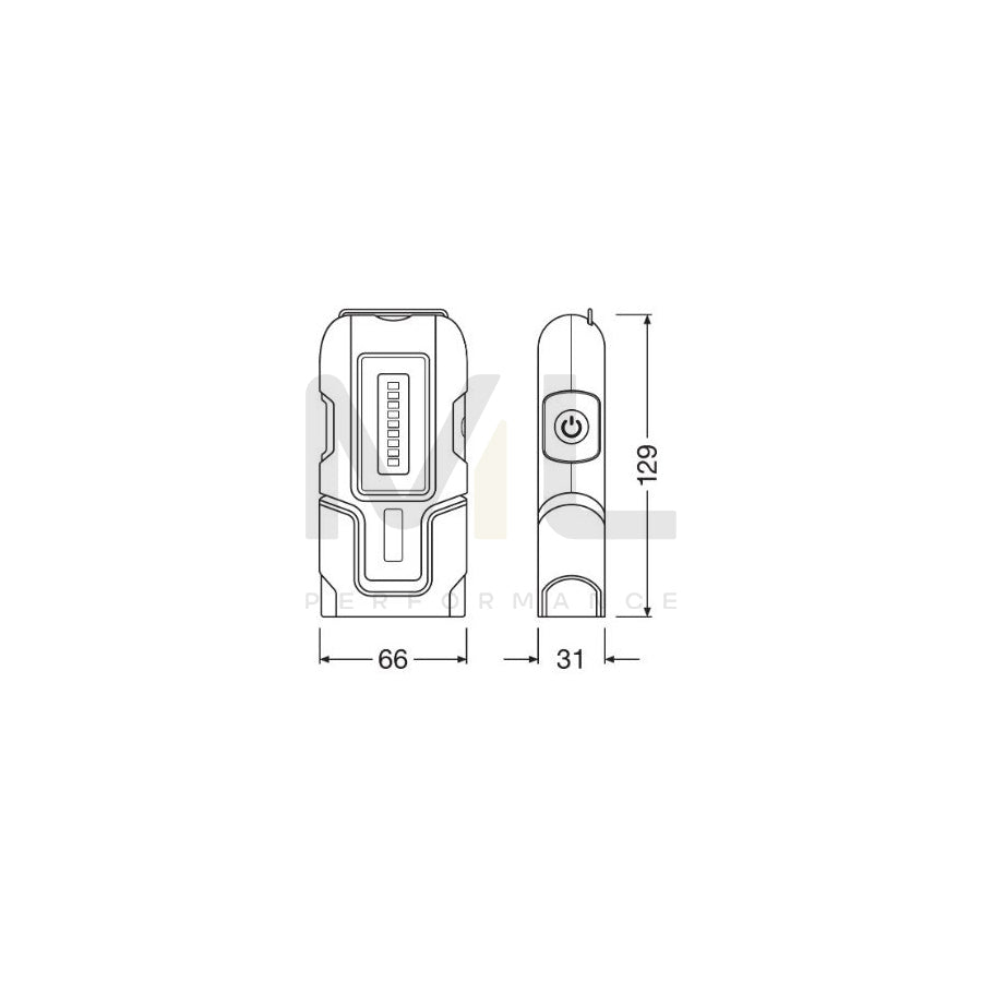 OSRAM LEDIL MN CP 80 Inspection lamp LED 4,5V | ML Performance Car Parts