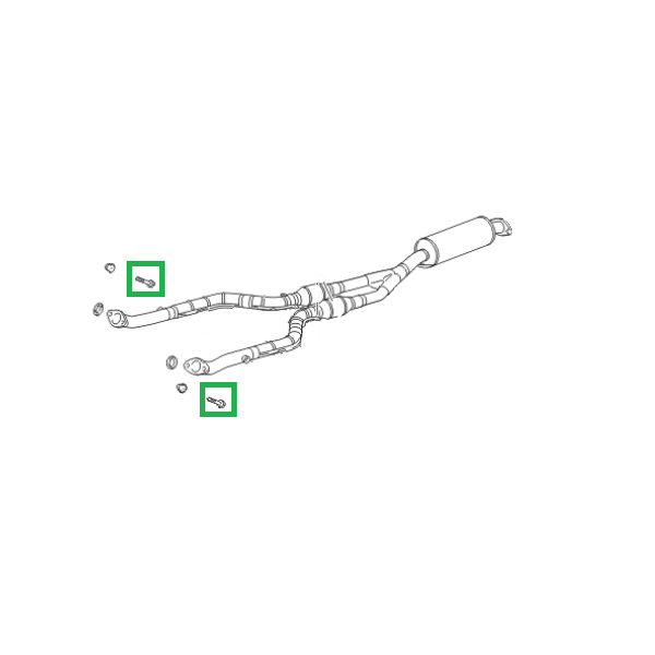 Genuine Lexus 90105-10558 IS Phase 2 Exhaust Bolt