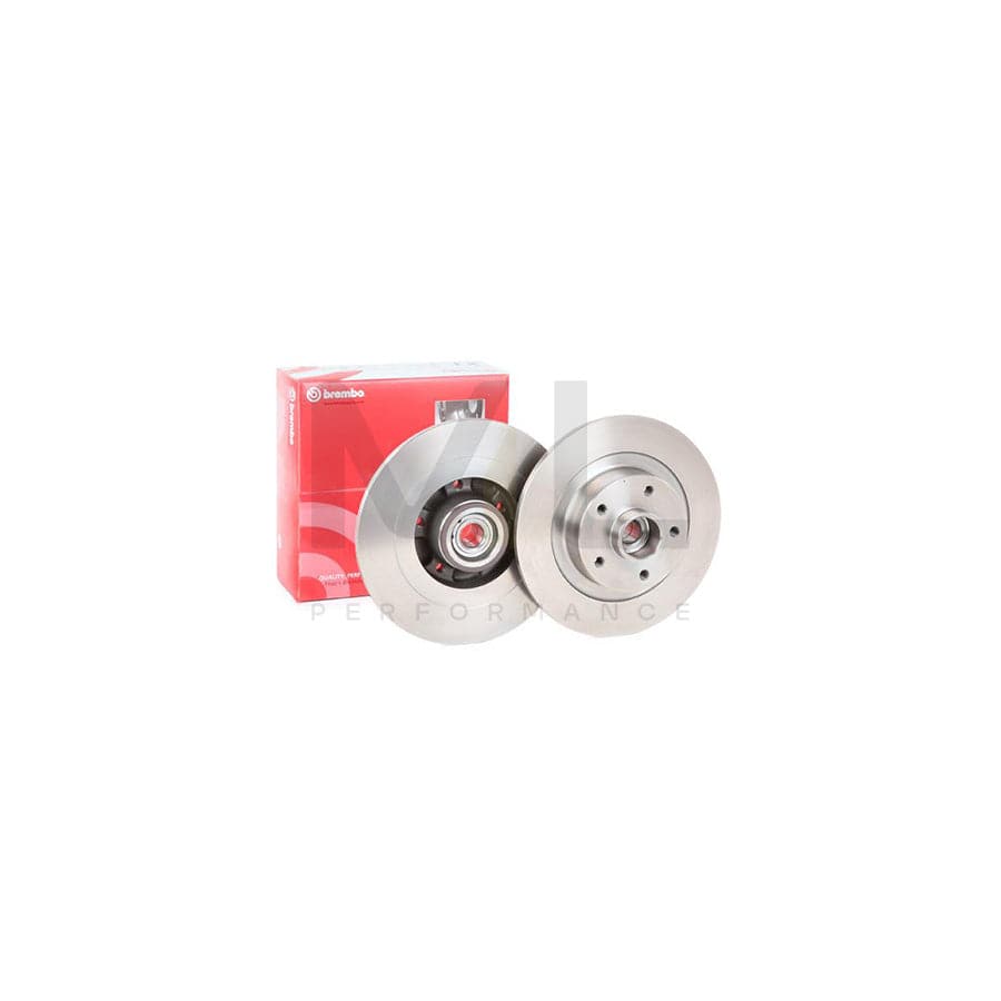 BREMBO 08.C742.17 Brake Disc for RENAULT Espace V (JR) Solid, with ABS sensor ring, with bolts/screws, with wheel bearing set | ML Performance Car Parts