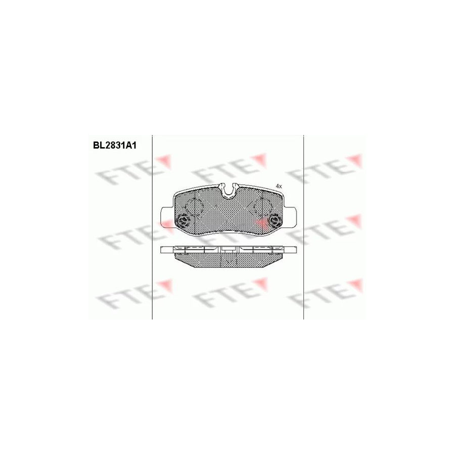 Fte BL2831A1 Brake Pad Set | ML Performance UK Car Parts