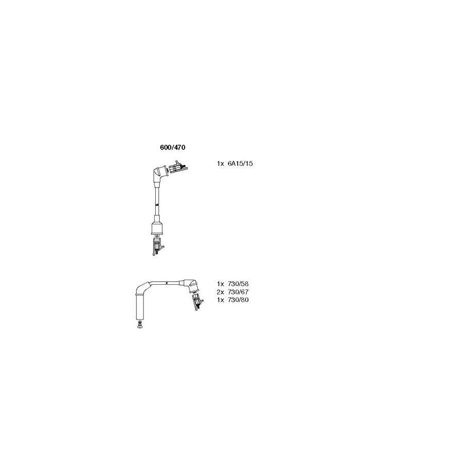 Bremi 600/470 Ignition Cable Kit