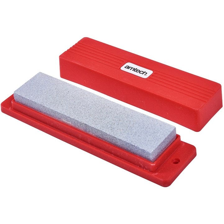 Amtech 8" Sharpening Stone And Box Set | ML Performance DIY & Power Tools