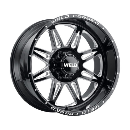 Weld W70202084BCA Cheyenne Xt Wheel 20x12 6x139.7 ET-51 BS4.5 Gloss Black &amp; Contrast Cut