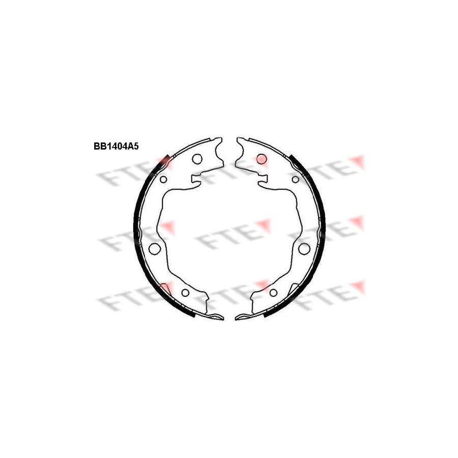 Fte BB1404A5 Handbrake Shoes | ML Performance UK Car Parts