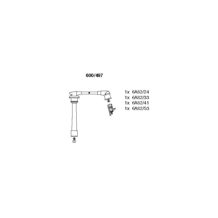 Bremi 600/497 Ignition Cable Kit