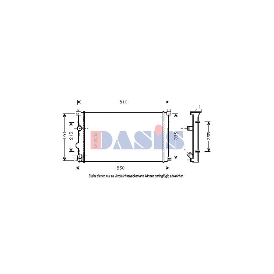 AKS Dasis 180053N Engine Radiator | ML Performance UK