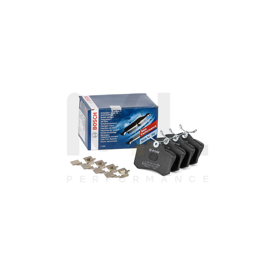 Bosch 0986494600 Brake Pad Set With Bolts/Screws, With Accessories, With Spring BP1295 | ML Performance Car Parts