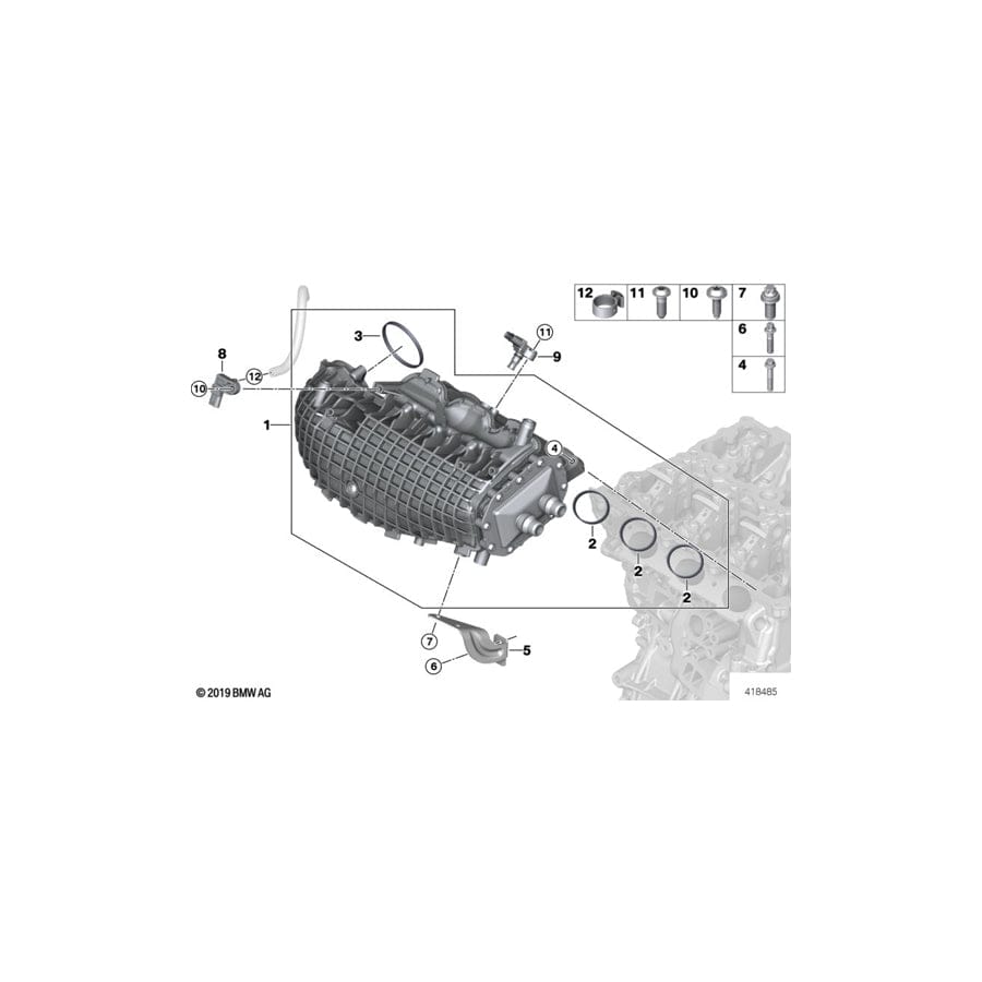 Genuine BMW 11618609557 Profile-Gasket (Inc. i8) | ML Performance UK Car Parts