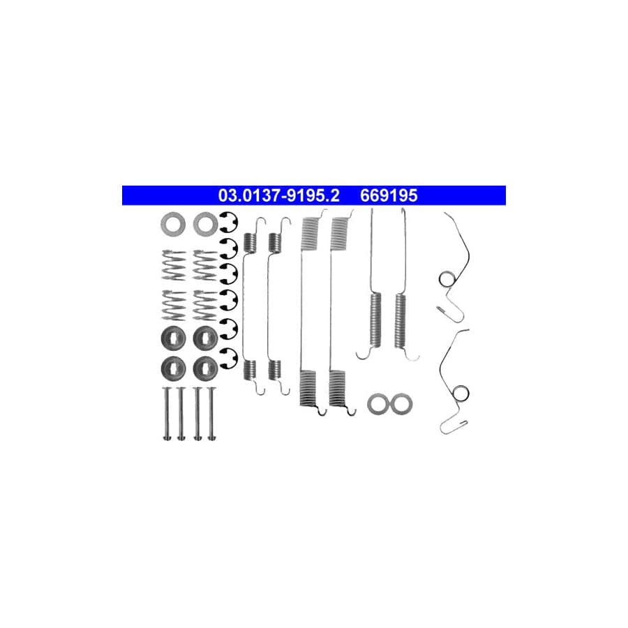 ATE 03.0137-9195.2 Accessory Kit, Brake Shoes for FORD TRANSIT | ML Performance UK Car Parts
