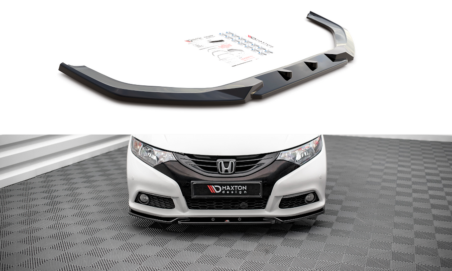 Maxton Design HO-CI-9-K-FD2T Front Splitter V.2 Honda Civic MK9 | ML Performance UK Car Parts