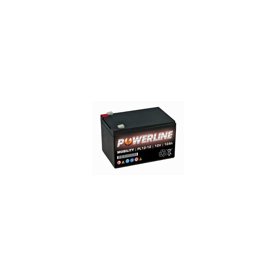 PL12-12 Powerline Mobility Battery 12V 12Ah | ML Performance UK Car Parts