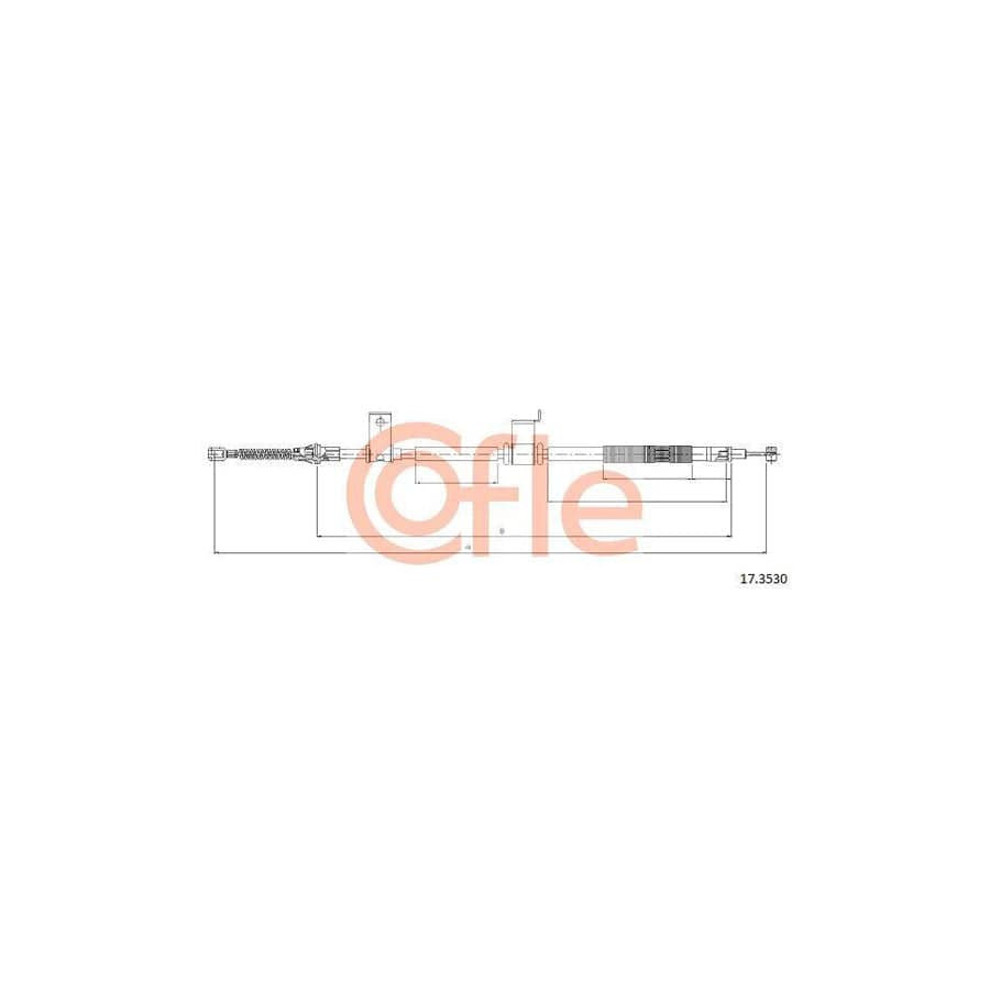 Cofle 17.3530 Hand Brake Cable