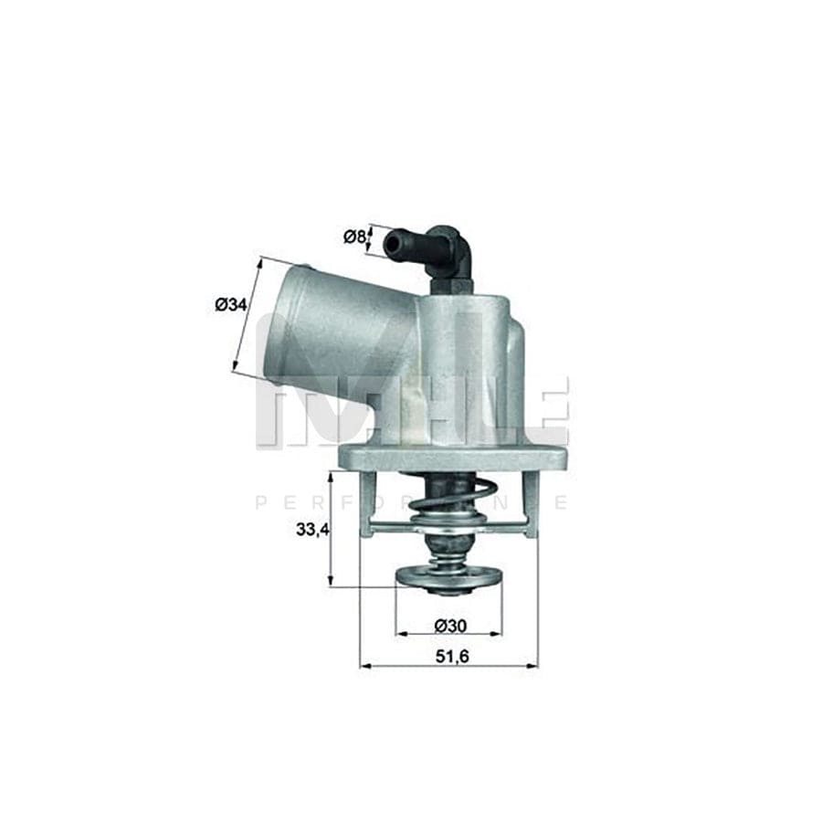 MAHLE ORIGINAL TI 55 92D Engine thermostat Opening Temperature: 92��C, with seal | ML Performance Car Parts