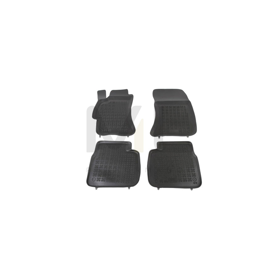 REZAW PLAST Tailored 202705 Floor mat set for SUBARU LEGACY Elastomer, Front and Rear, Quantity: 4, Black | ML Performance Car Parts