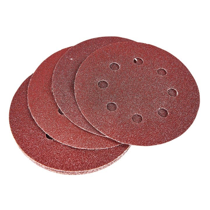 Amtech 10pcs. Circular Sanding Sheet Set (P80 Grit) (Ø115mm) | ML Performance DIY & Power Tools