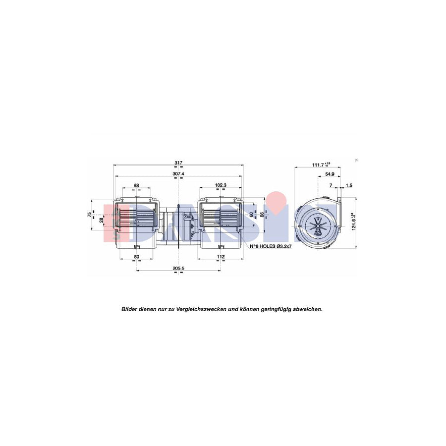 AKS Dasis 879058N Interior Blower | ML Performance UK