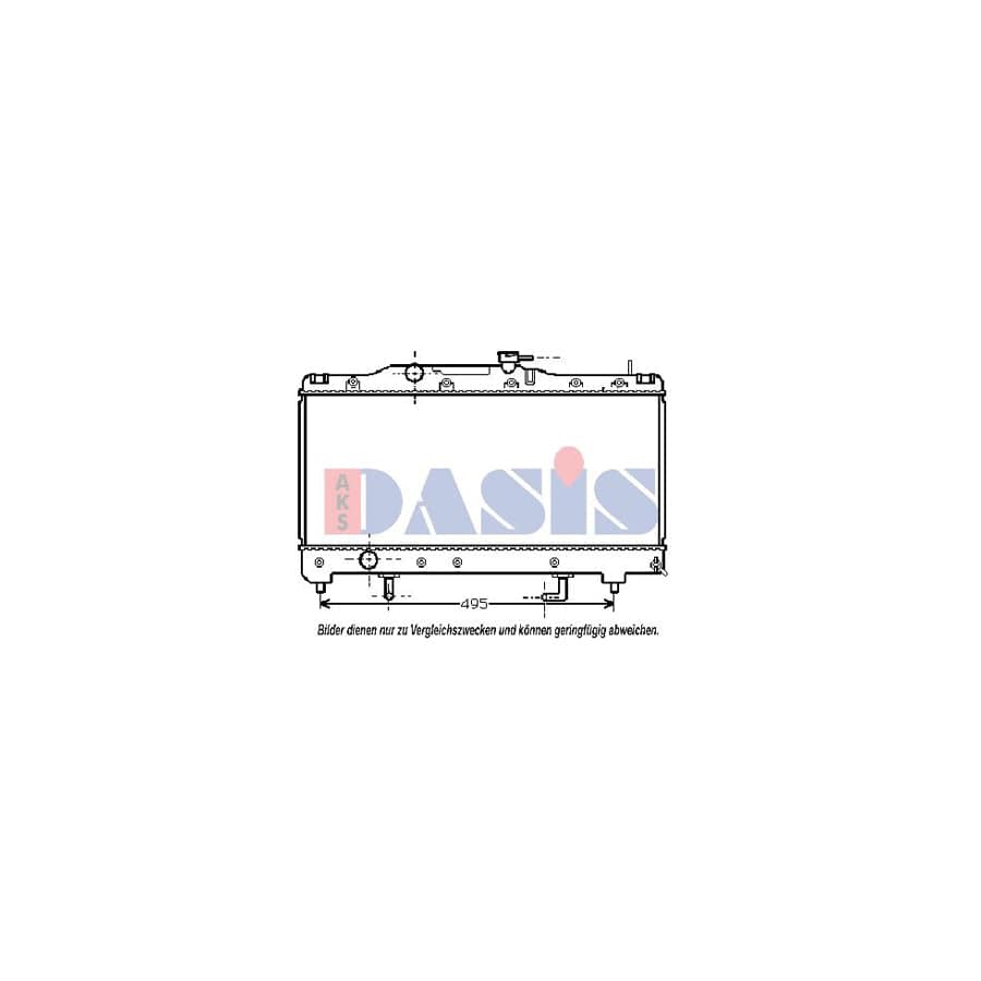 AKS Dasis 210680N Engine Radiator For Toyota Carina | ML Performance UK