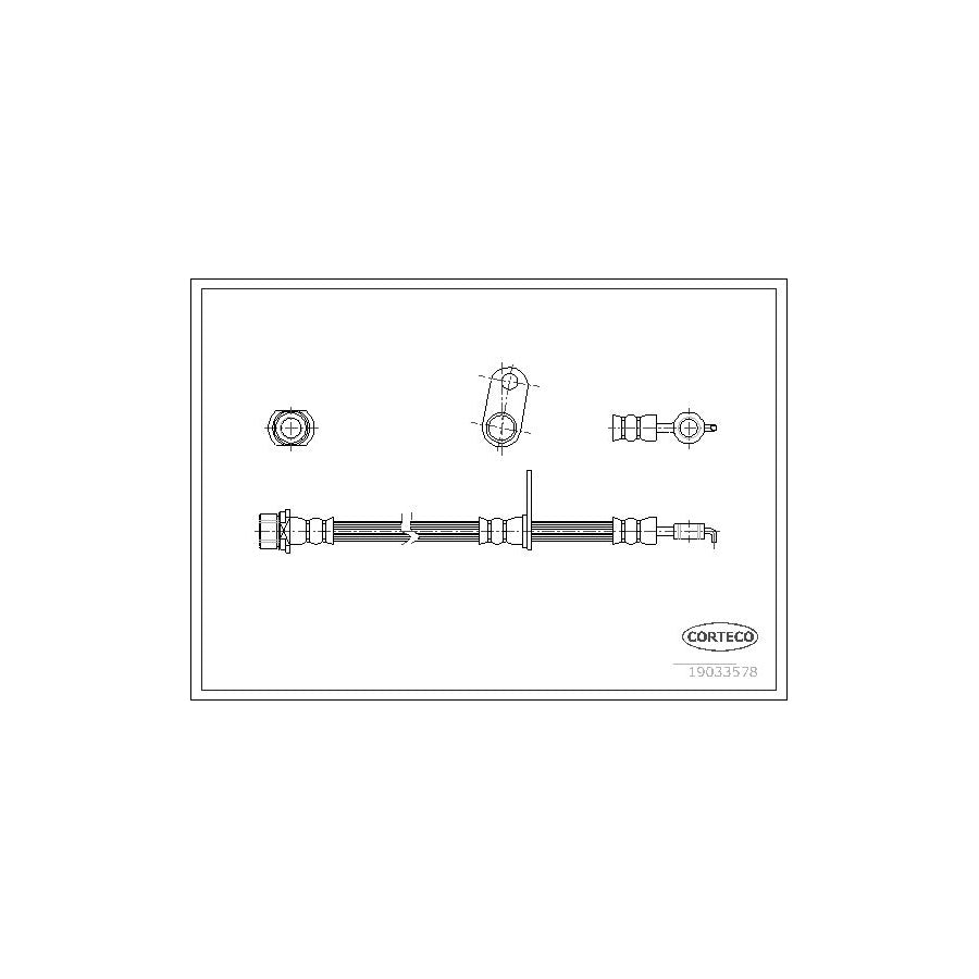 Corteco 19033578 Brake Hose | ML Performance UK