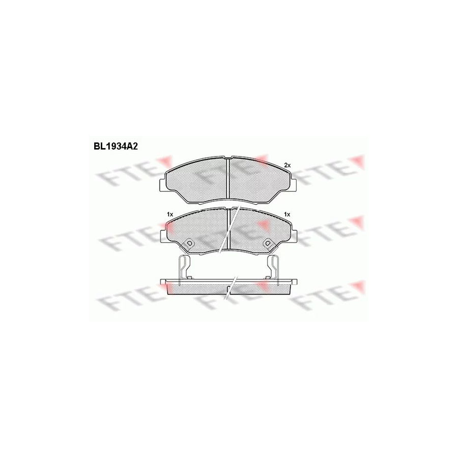 Fte BL1934A2 Brake Pad Set | ML Performance UK Car Parts