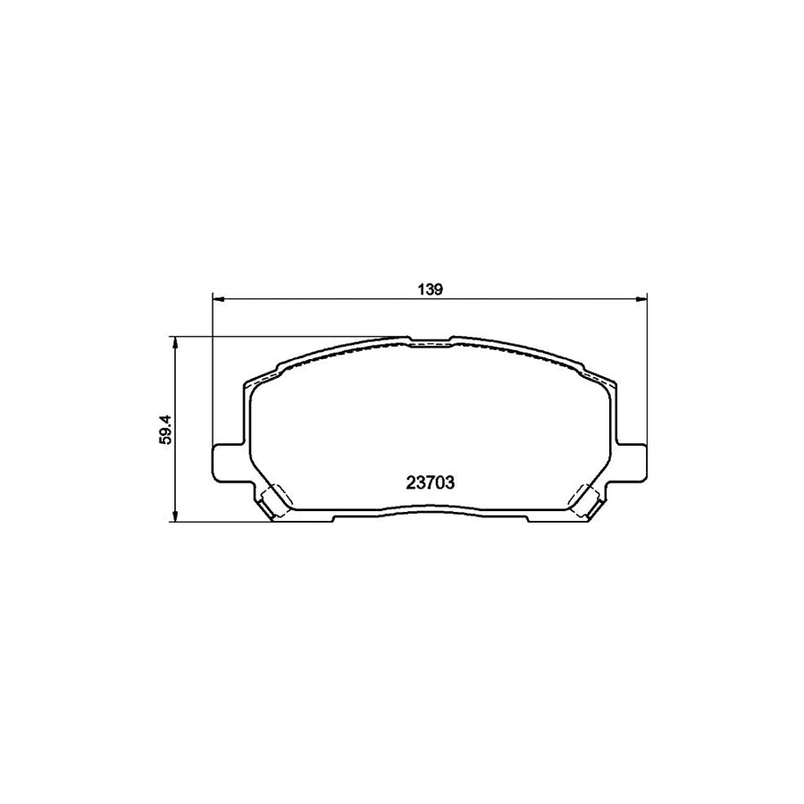 Hella 8AW 355 530-911 Wheel Brake Cylinder