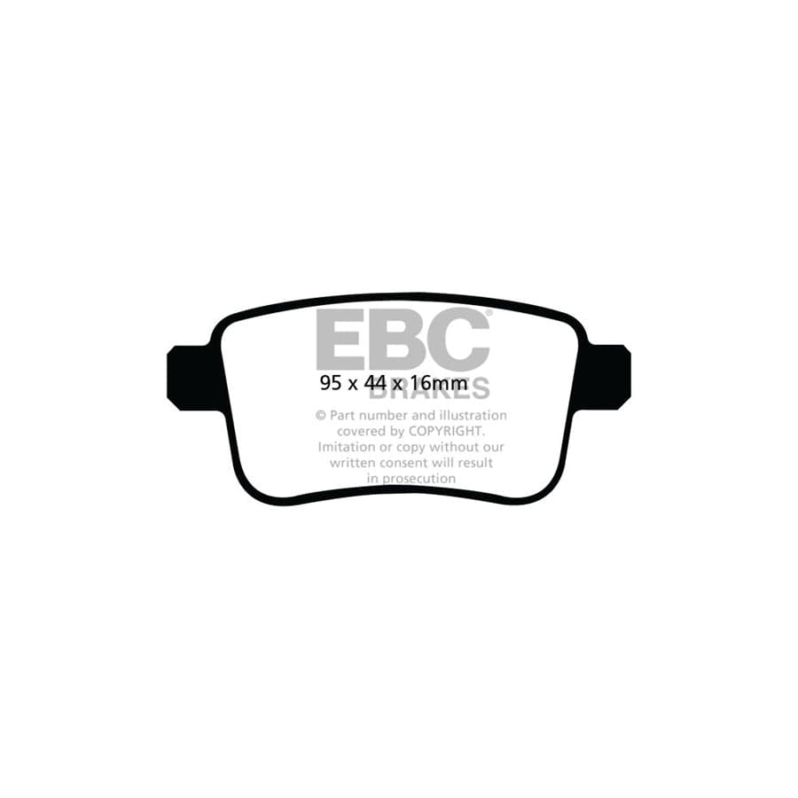 EBC PDKR1020 Mercedes-Benz Renault Ultimax Rear Brake Pad & Plain Disc Kit - TRW Caliper 2 | ML Performance UK Car Parts