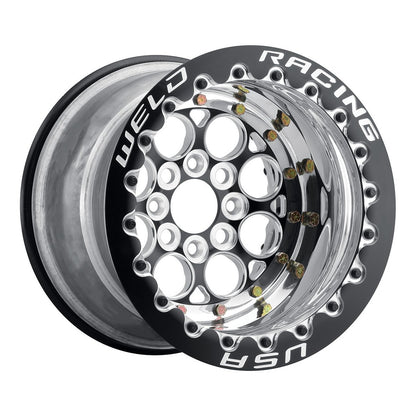 Weld 768P-30915F Magnum Import Wheel 13x9 4x100 ET BS5 Polished Center - Polished Shell