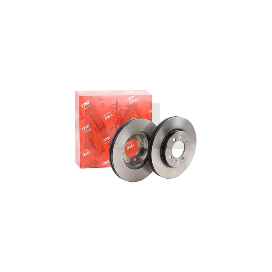 TRW DF1829 Brake Disc Vented, Painted, with bolts/screws | ML Performance Car Parts